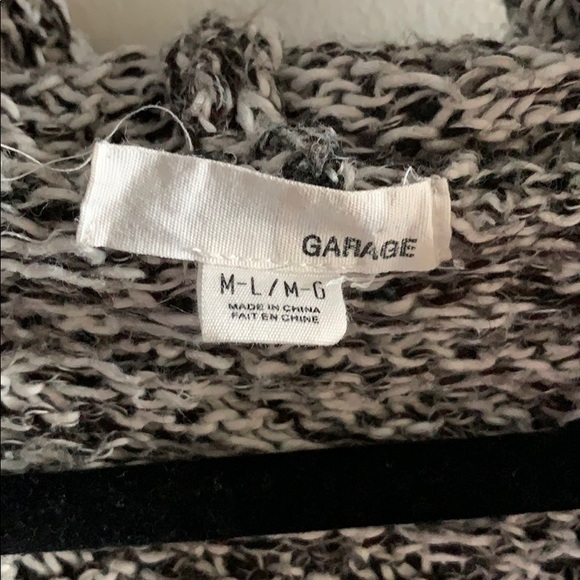 Black and white Garage Cardigan - Picture 2 of 3